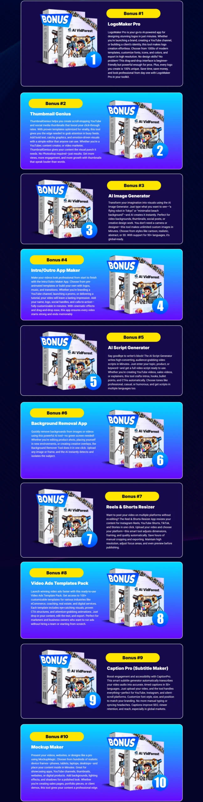 AI-VidForest-Bonuses