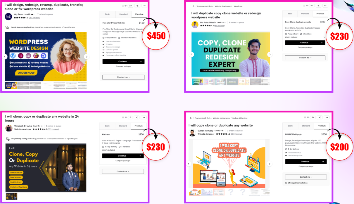 CloneWeb-AI-Fiverr-and-Upwork