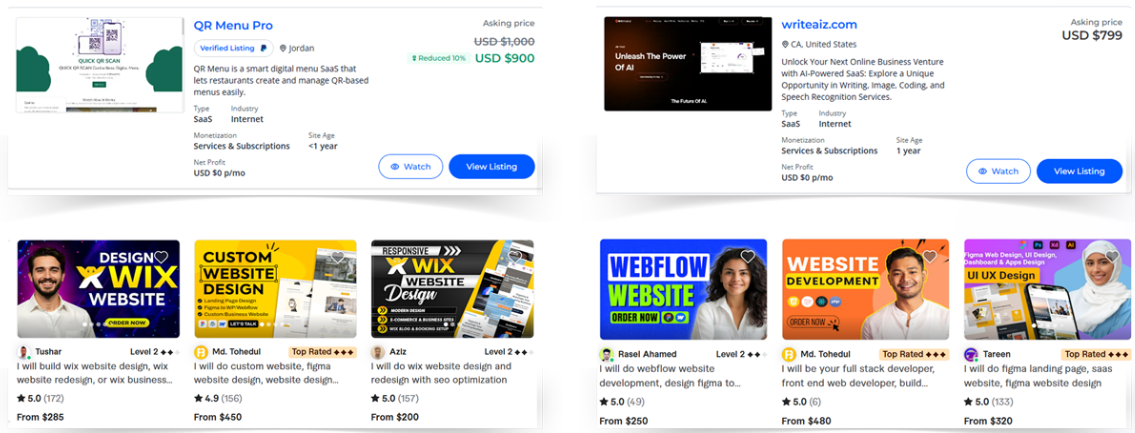 Genio-App-Fiverr-Freelancer-and-Flippa